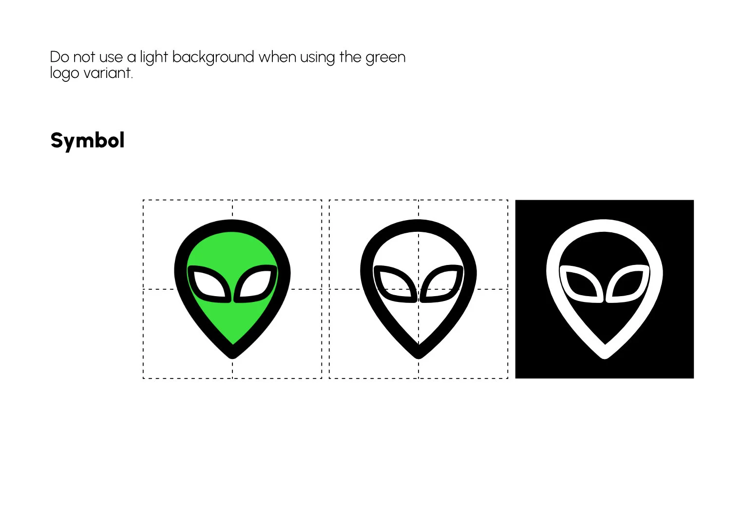 Logo Design. Es zeigen die Icons des Logos.