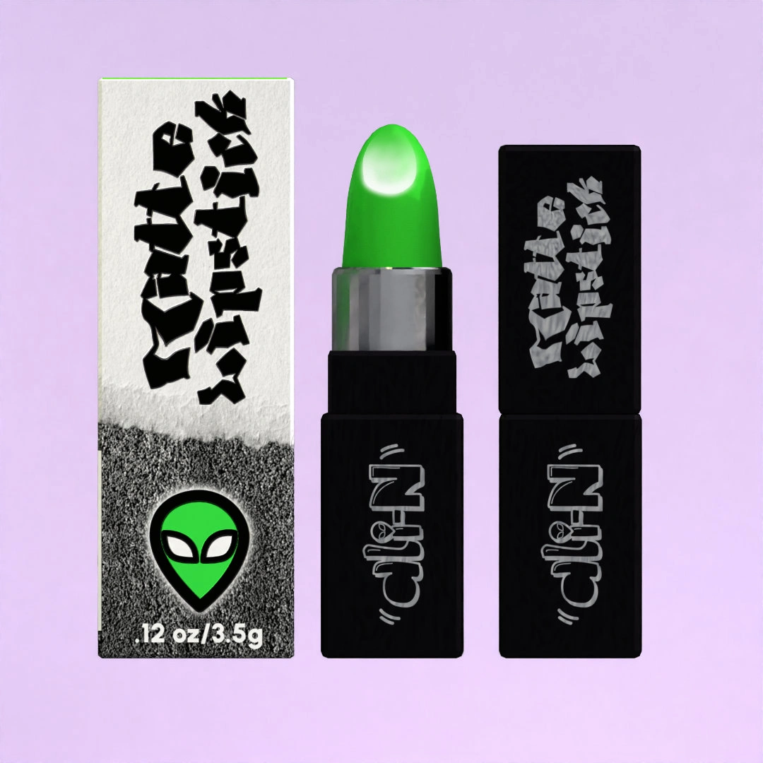 Render des Lipstick und Verpackung für Social Media.