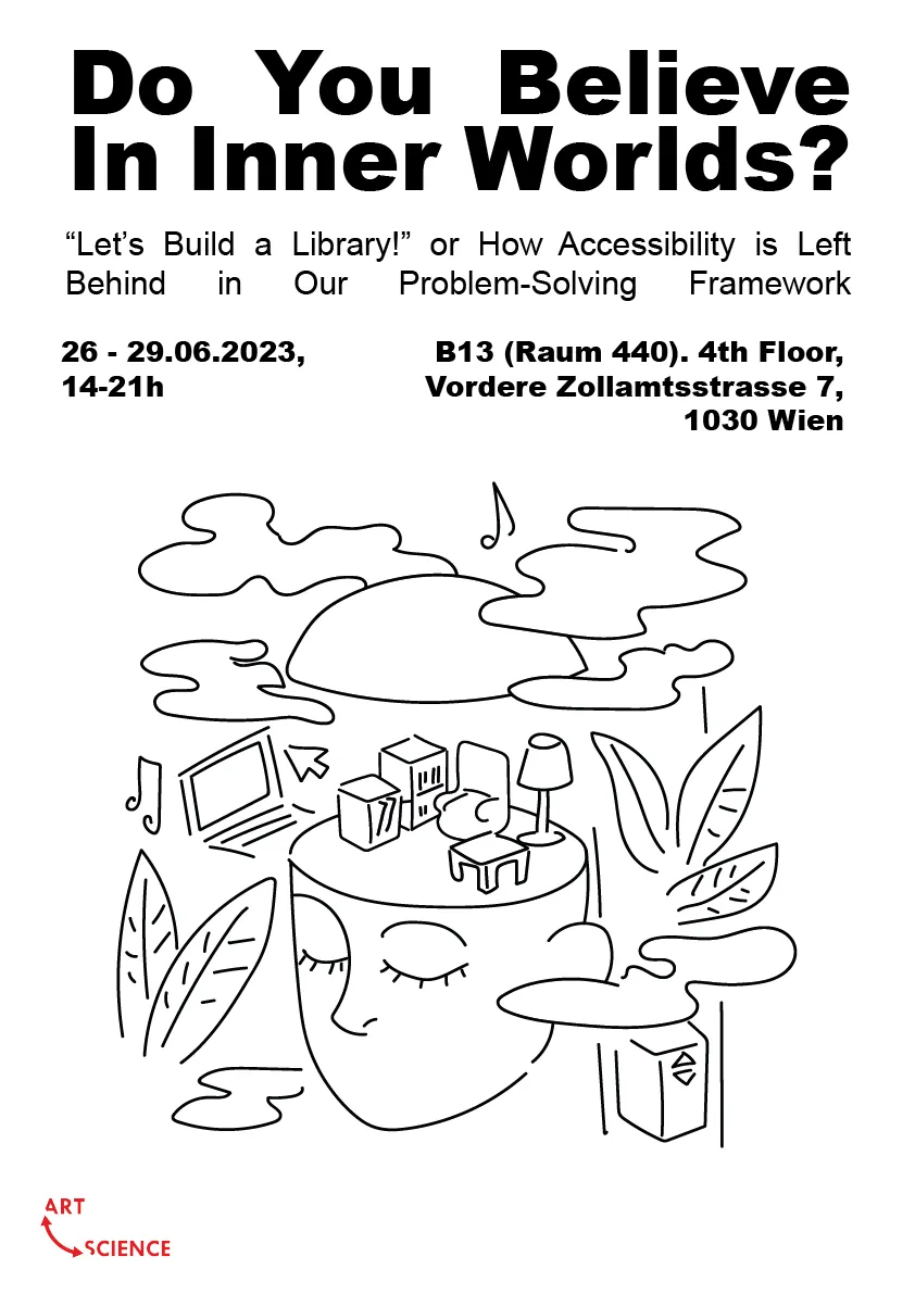 Poster Design Variant 2. Ort und Name des Thesis sind auf selben Reihen.
